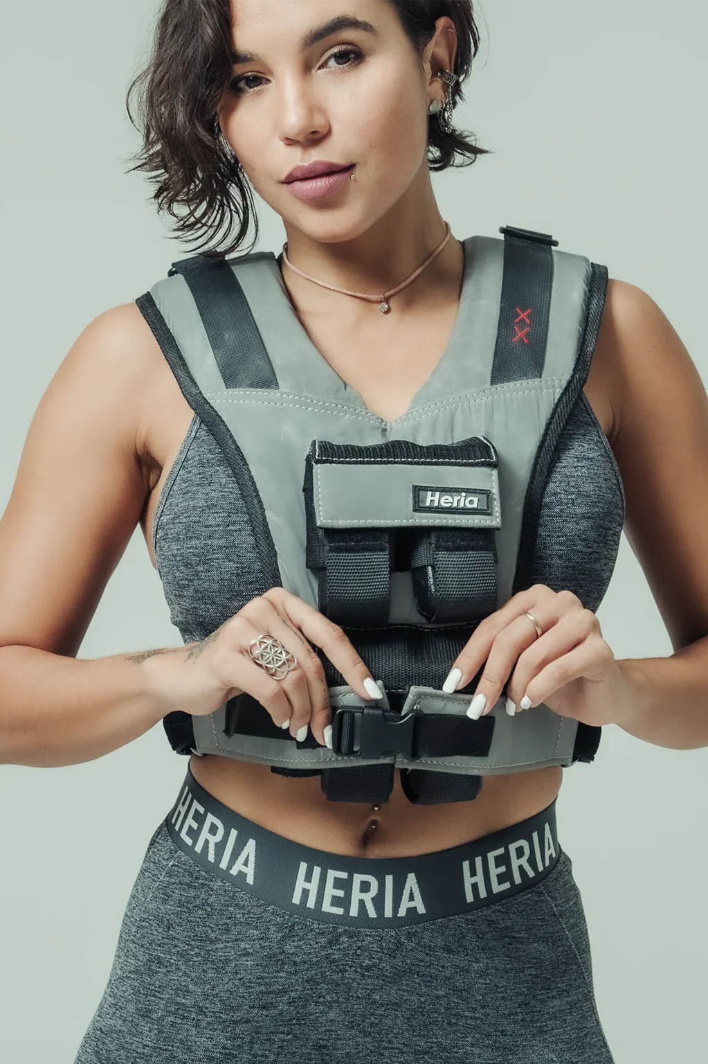18LB Weight Vest - 3M Reflective Grey - Image 4