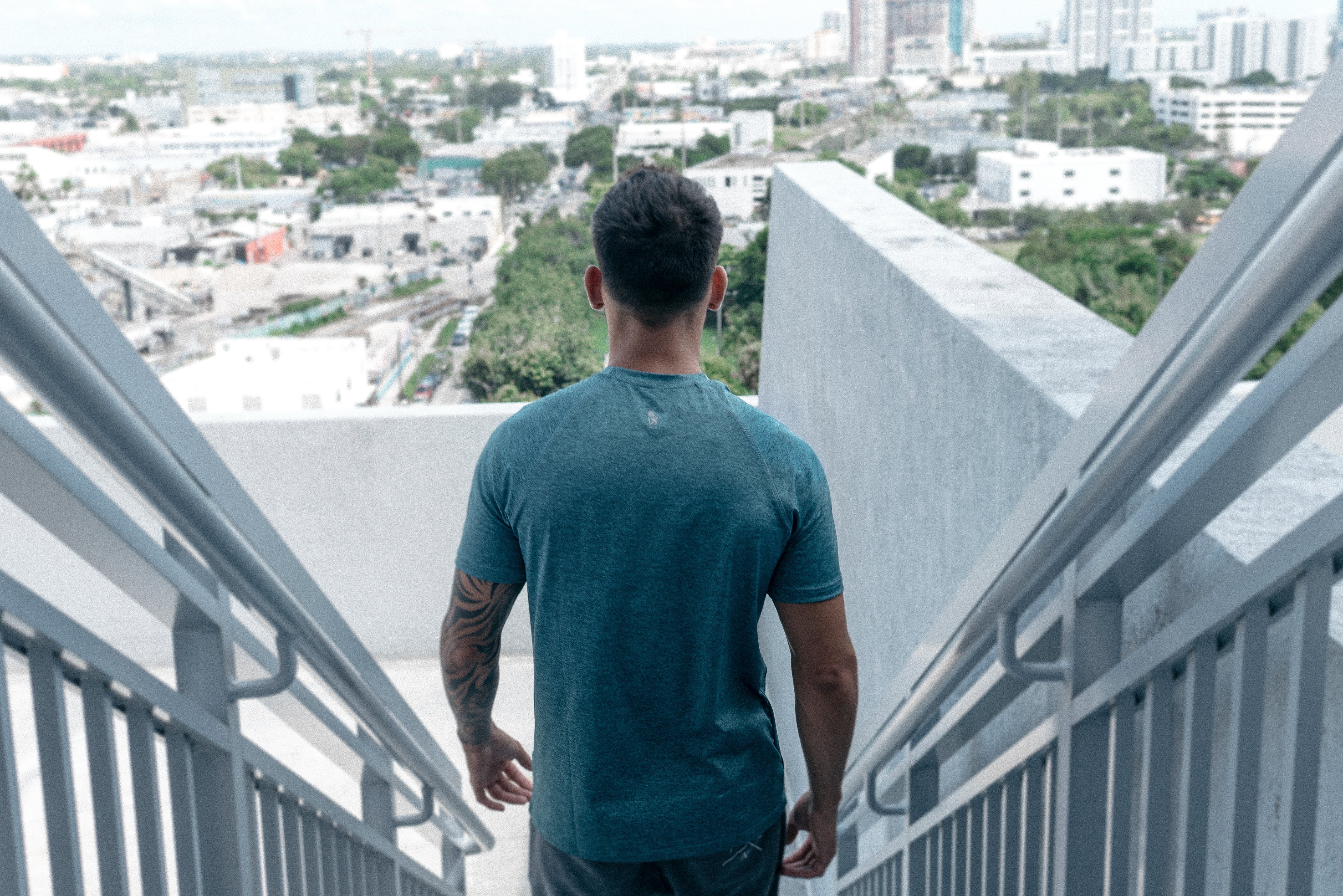 Premium Athletic Green T-Shirt - Image 3