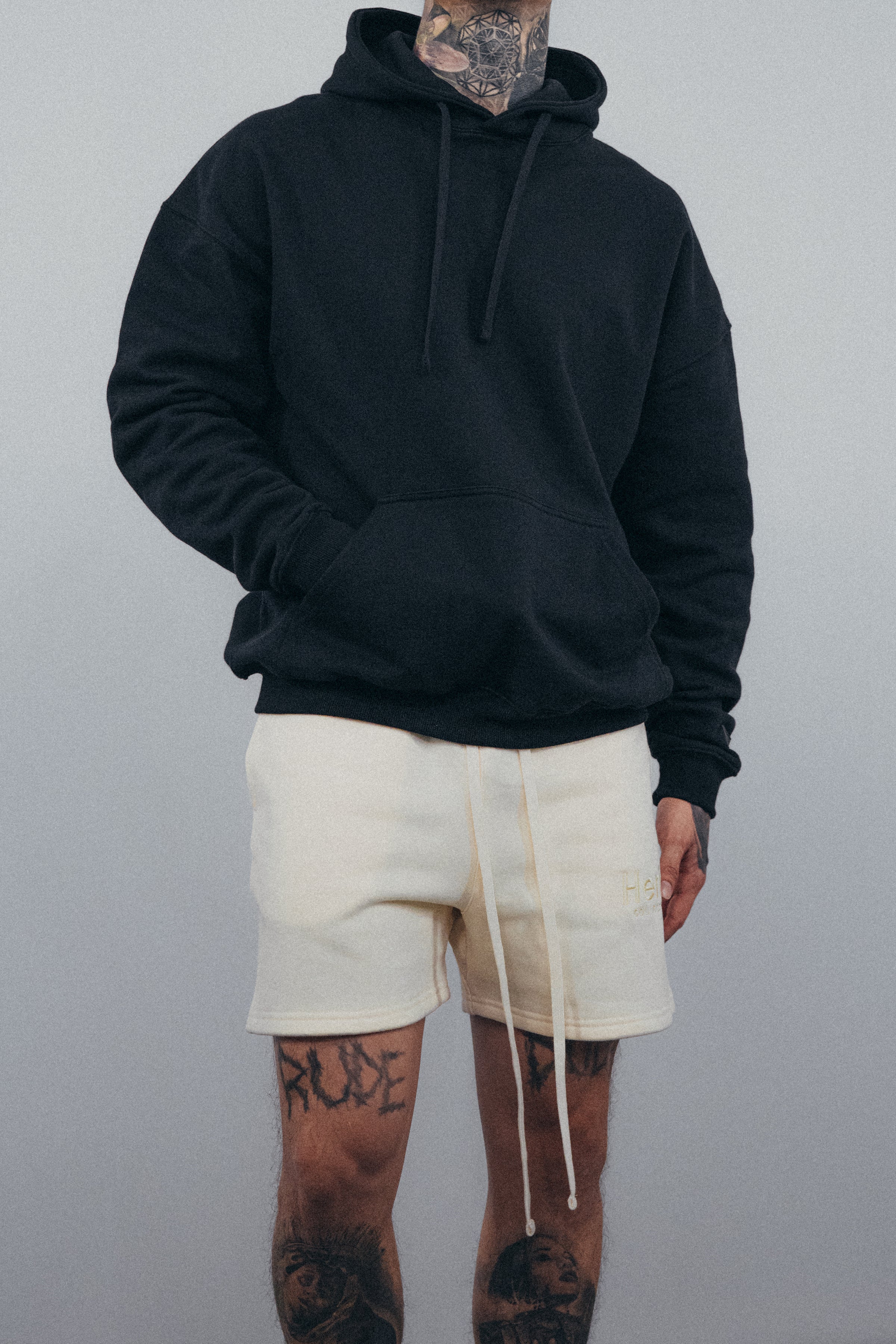 Heria Fleece Shorts - Cream - Image 2