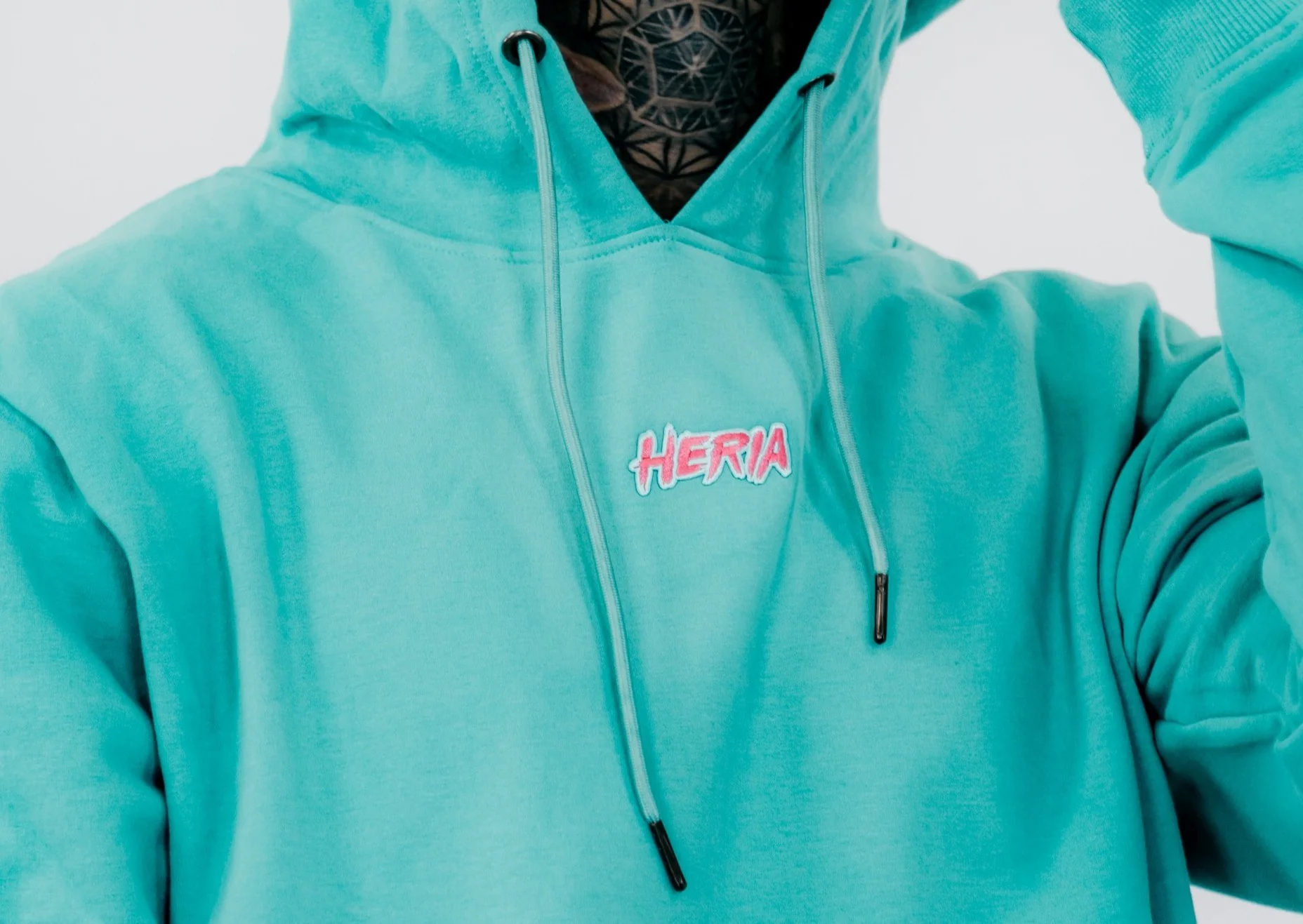 Heria Patch Hoodie - Green - Image 3