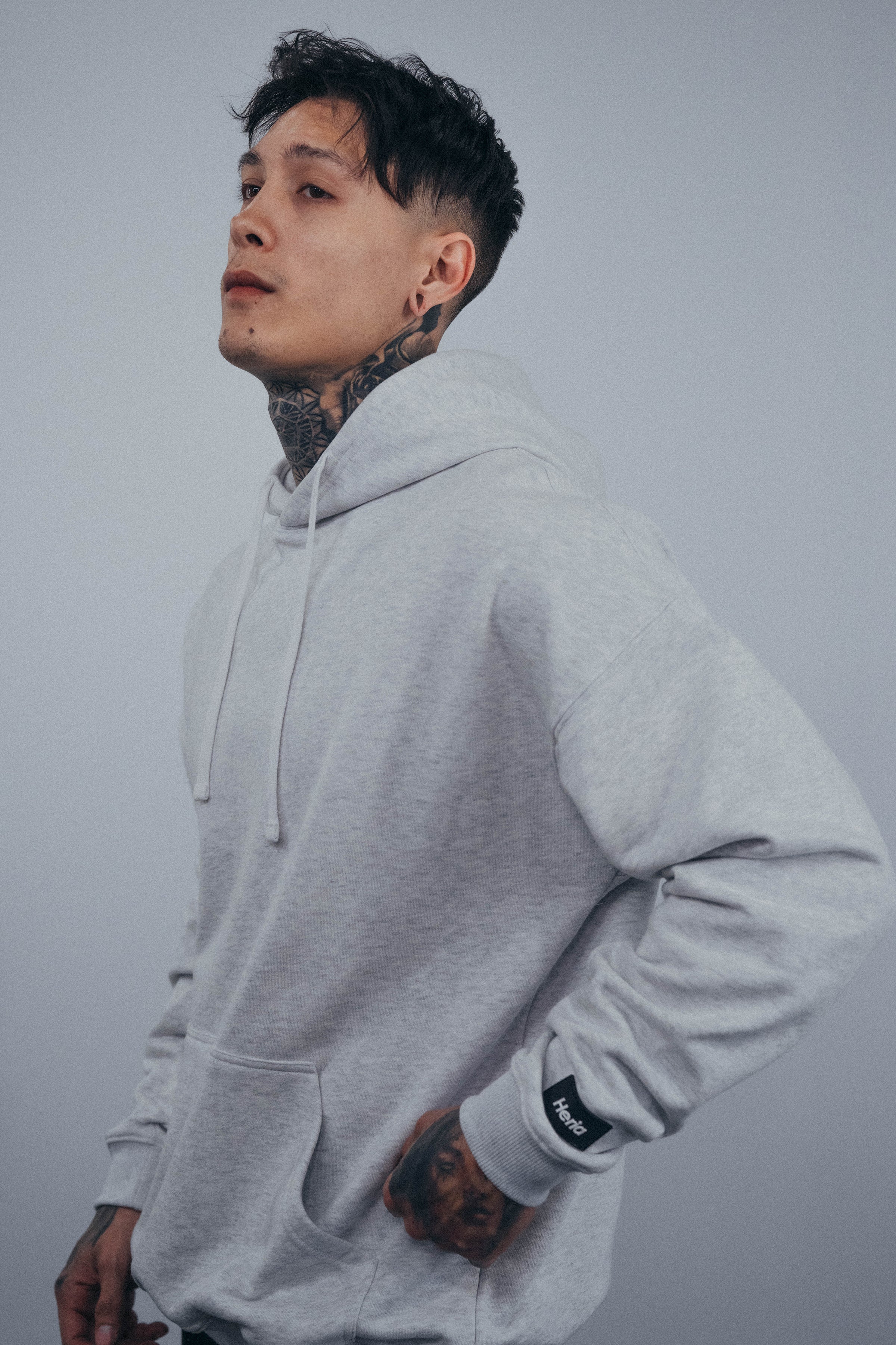 Heria Hoodie - Grey - Image 3