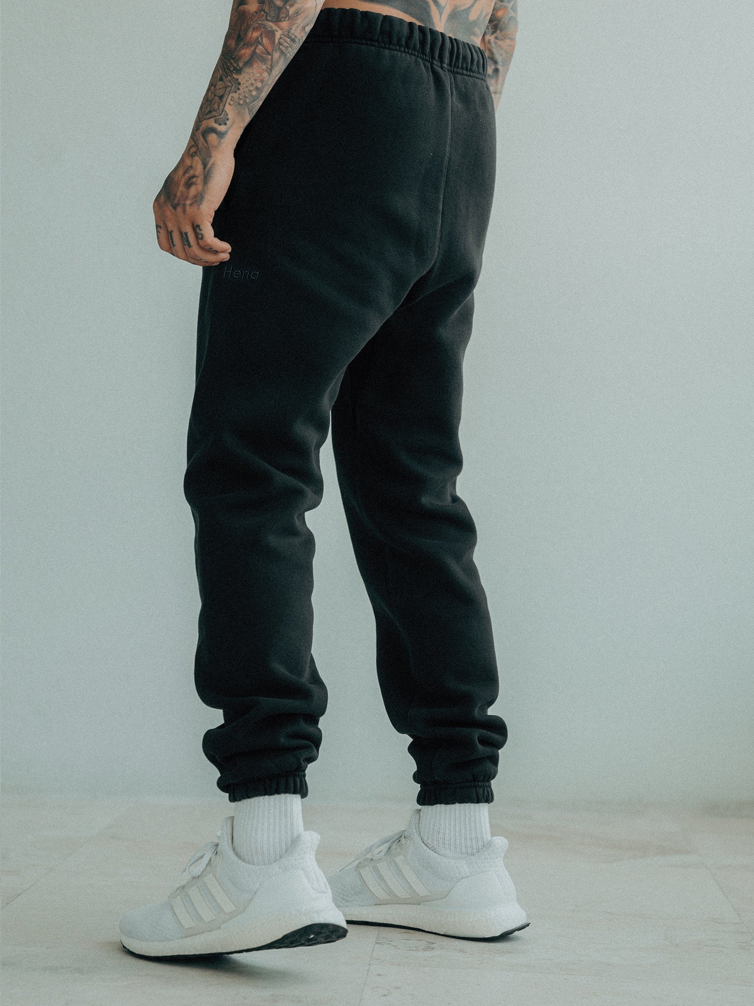Heria Everyday Relaxed Fit Joggers - Black - Image 4