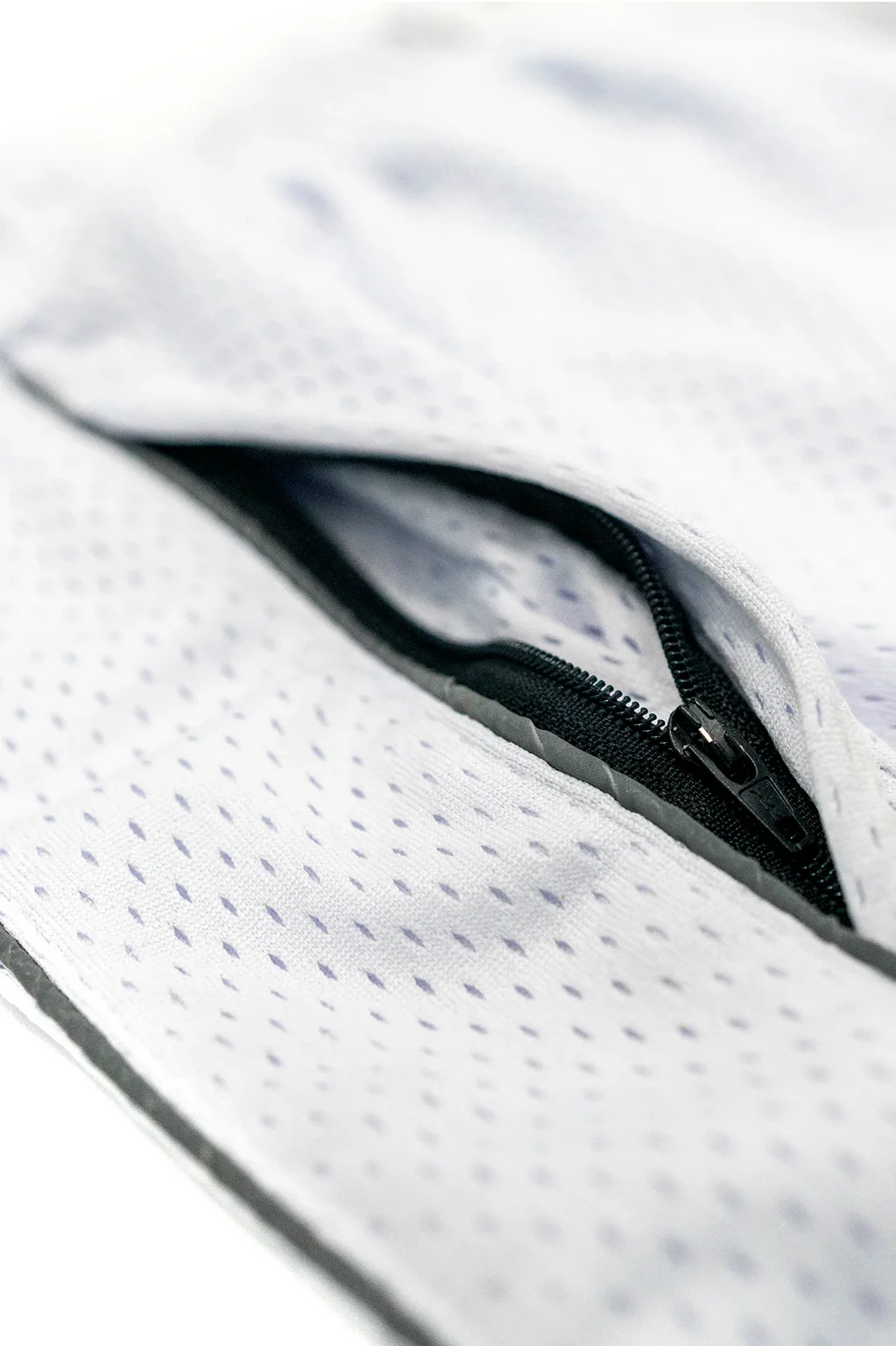 Heria Mesh Shorts with 3M Reflective Piping - White - Image 9