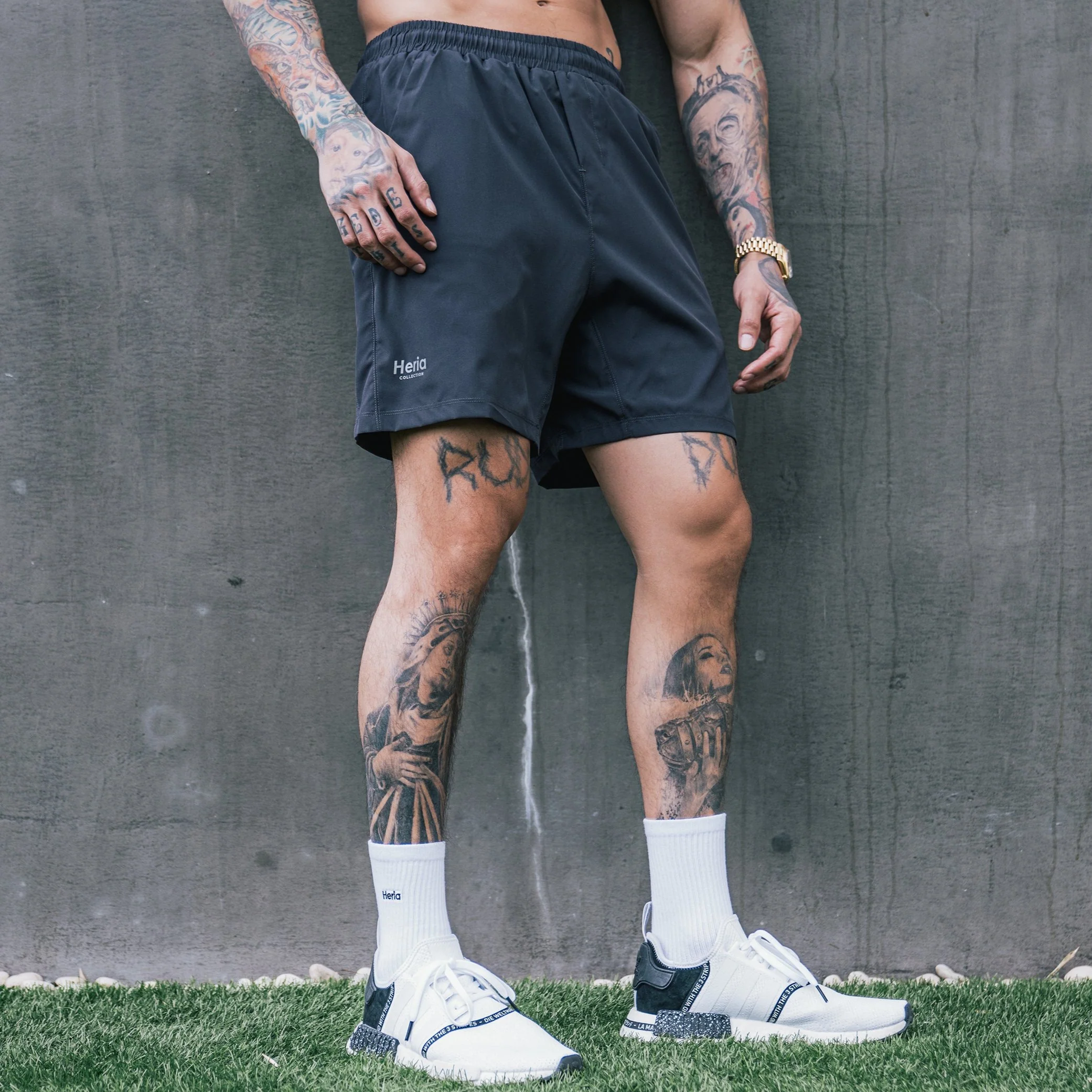 Heria Shorts - Charcoal - Image 2