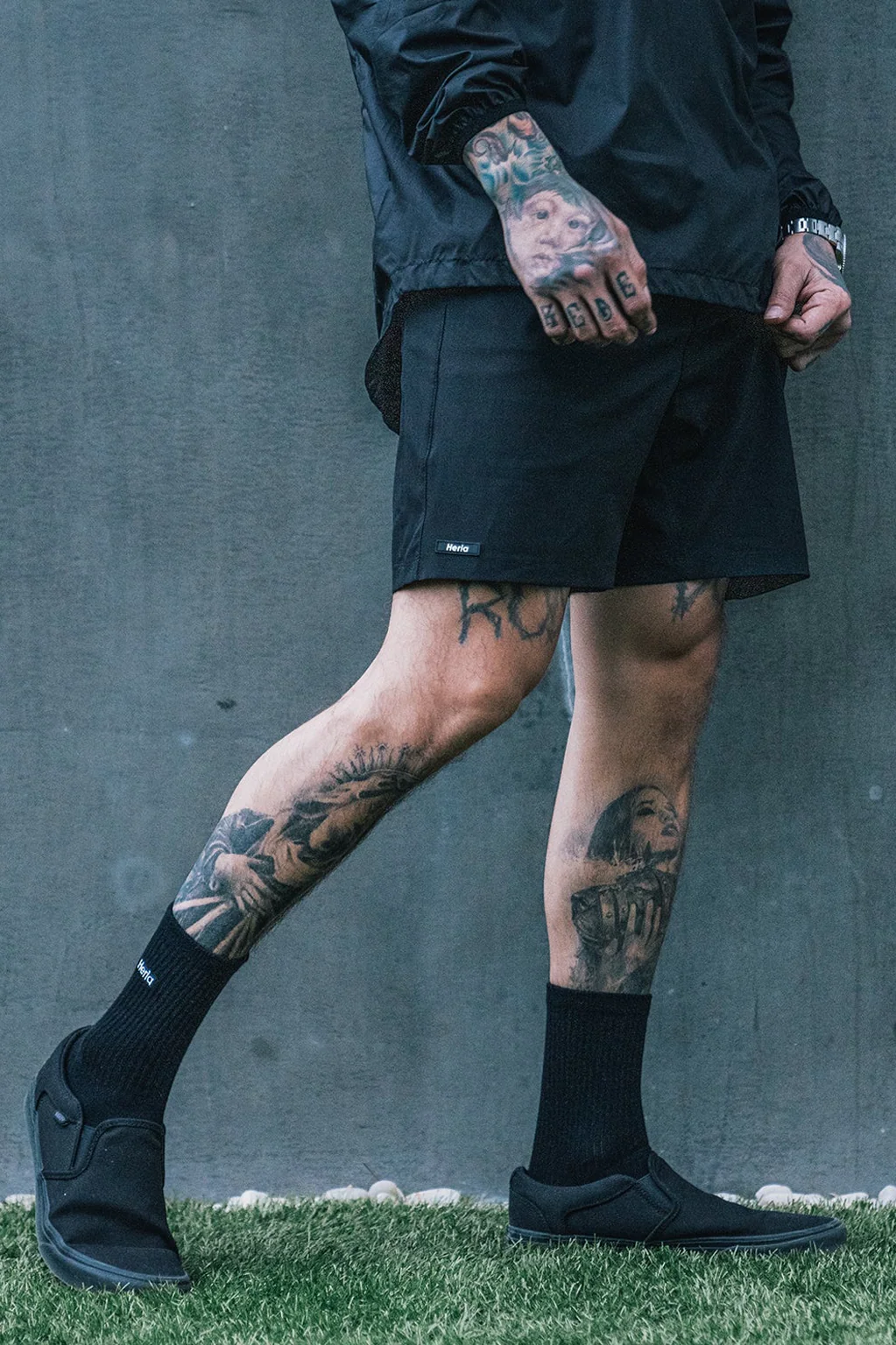 Heria Shorts - Solid Black - Image 6